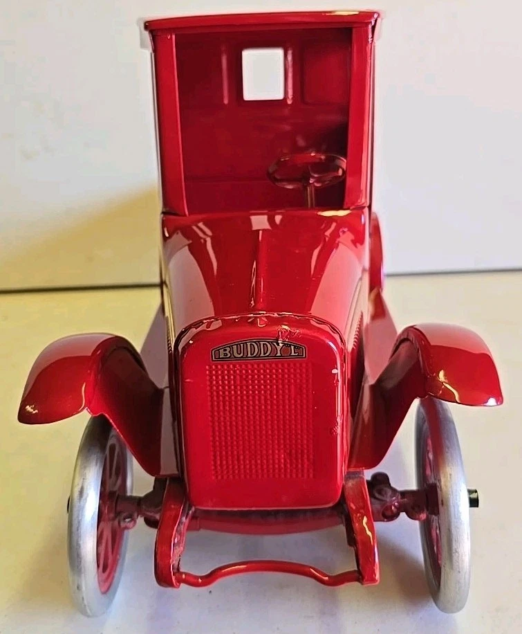Antique 24" Original Buddy L IH International Harvester Sales Red Baby Truck - Image 3 of 4