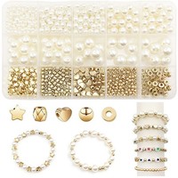Runde Perlen Glasperlen FüR ArmbäNder,Perlen Set,Basteln Selber Machen
