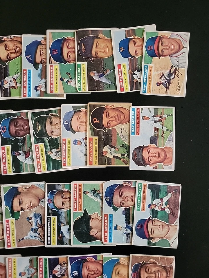 1956 Topps Baseball Starter - 33 Diferentes - Com Bobby Morgan e Harvey Haddix - Imagem 4 de 4