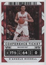 2020 Panini Contenders Draft Picks Conference Ticket 49/99 D'Angelo Russell xm0