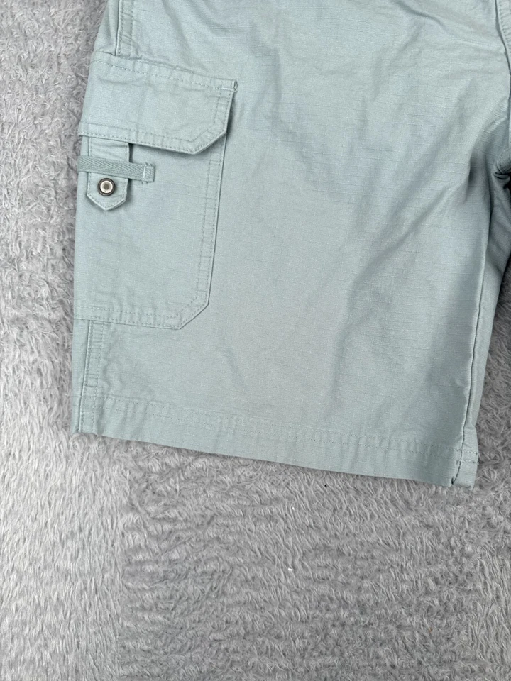 Pantalones Cortos Cabelas Mujer 8 Azul Carga Plisado Antigarros Algodón Senderismo Camping 28x9 Foto 3 de 4