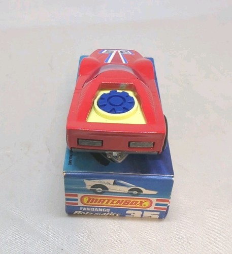 Matchbox Lesney Superfast n.35 FANDANGO in ROSSO con " RARA FINESTRA VIOLA " NUOVO CON SCATOLA - Foto 4 di 5