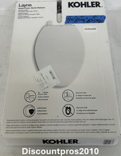 Kohler Layne  Quiet-Close  Elongated Toilet Seat   White K-R35819-A-0 
