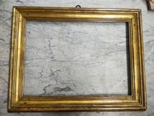 cornice antica in legno argento mecca 700 XVIII