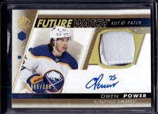 Owen Power 2022-23 SP Authentic #FWAP-OP Future Watch Rookie Patch Auto /100