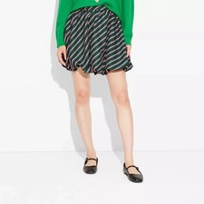 Target x Wicked Paul Tazewell Adult Wicked Striped Bubble Mini Skirt Small 6437