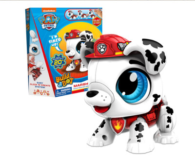 Build-a-Bot: Build Your Own Interactive Paw Patrol Marshall Xmas Stem Robot Kit