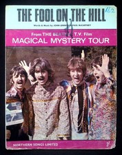 BEATLES Sheet Music THE FOOL ON THE HILL Northern Songs Ltd &copy;1967