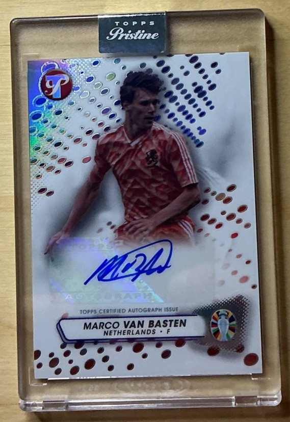 2023-24 Topps Pristine Marco Van Basten Netherlands Auto Road To UEFA Euro 2024
