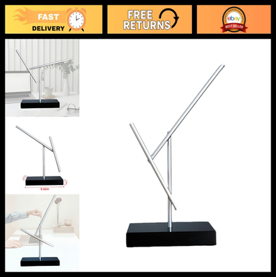 Kinetic Energy Pendulum Sculpture - Silent Metal Desk Toy & Office