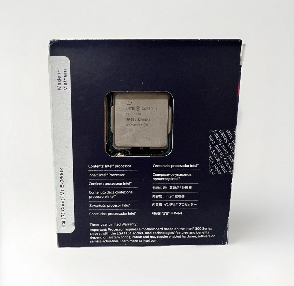 Intel Core i5 9600K - 3.70 GHz Hexa-Core Processor - Image 4 of 4