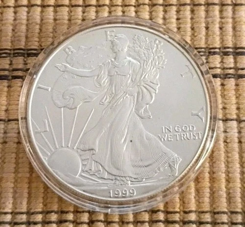 1999 American Silver Eagle 1 oz .999 Fine Silver Coin