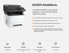 Kyocera ECOSYS MA4000wfx Multifunction Printe...