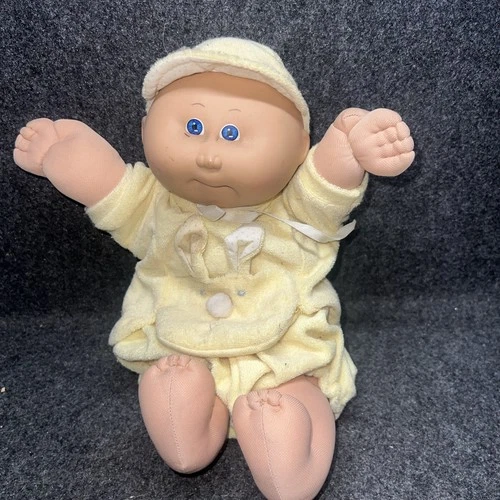 Vintage 1985 Cabbage Patch Kids Doll PREEMIE Yellow Bunny Outfit Out of Box