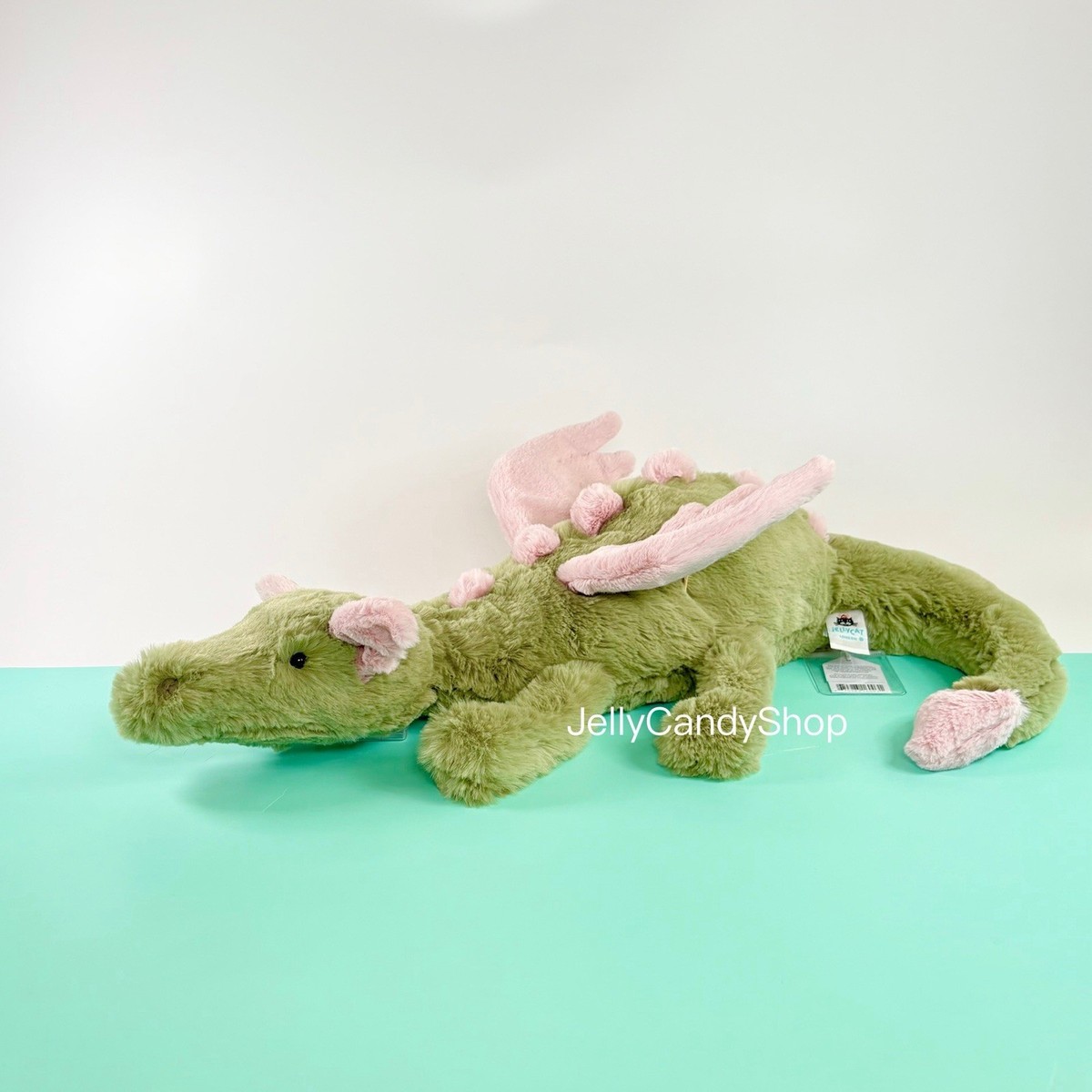 ジェリーキャット 抹茶ドラゴン（Malachy Dragon） 新品　正規品 AUTHENTIC Jellycat Malachy Dragon- NWT- FAST SHIP | eBay