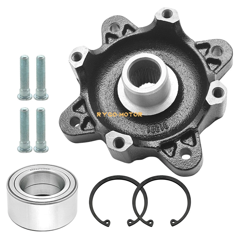 Front Wheel Hub & Bearing Kit for Polaris Ranger 500 800 Diesel-900 Crew 2010-17 - Image 4 of 4