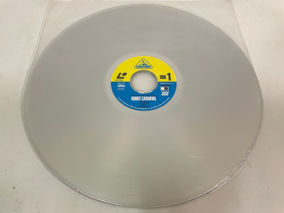 Robot Carnival Laserdisc LD Japan Anime Katsuhiro Otomo Joe