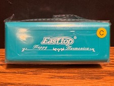 EASTTOP TEAL Diatonic Harmonica 10Holes C Key Beginner Harmonica for Kids Adult