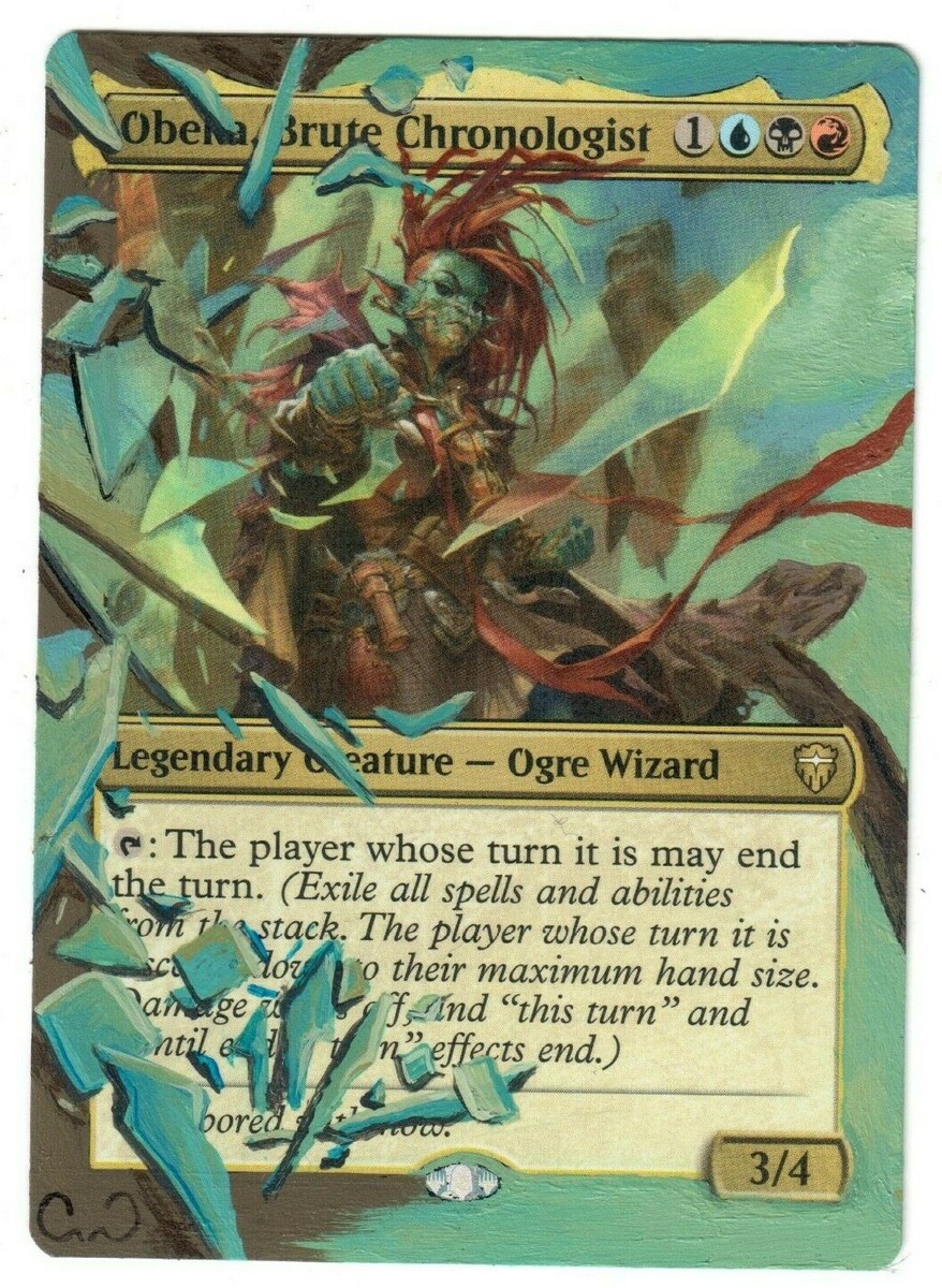 Obeka Brute Chronologist Altered Full Art MTG Magic Commander