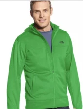 ❤️ The North Face Jacket Men's Arden Green M Surgent Full Zip Hoodie UPF 50