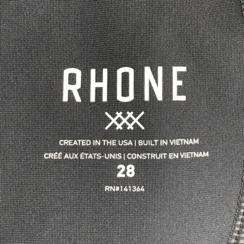 Pantalones de viaje Rhone para hombre 28x29 ajuste ajustado gris polietileno delantero plano 5 bolsillos nuevos sin etiquetas - Imagen 6 de 7