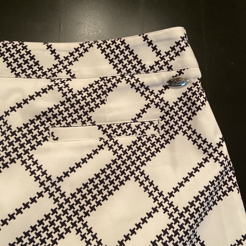 Greg Norman Skirt Skort White Black Women Tennis Golf Side Zip NWT Size 2 - Picture 9 of 11