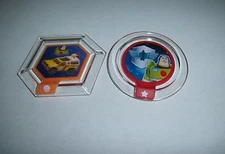 DISNEY INFINITY Power Disc Lot Toy Story Buzz Star Command Pizza Planet Truck