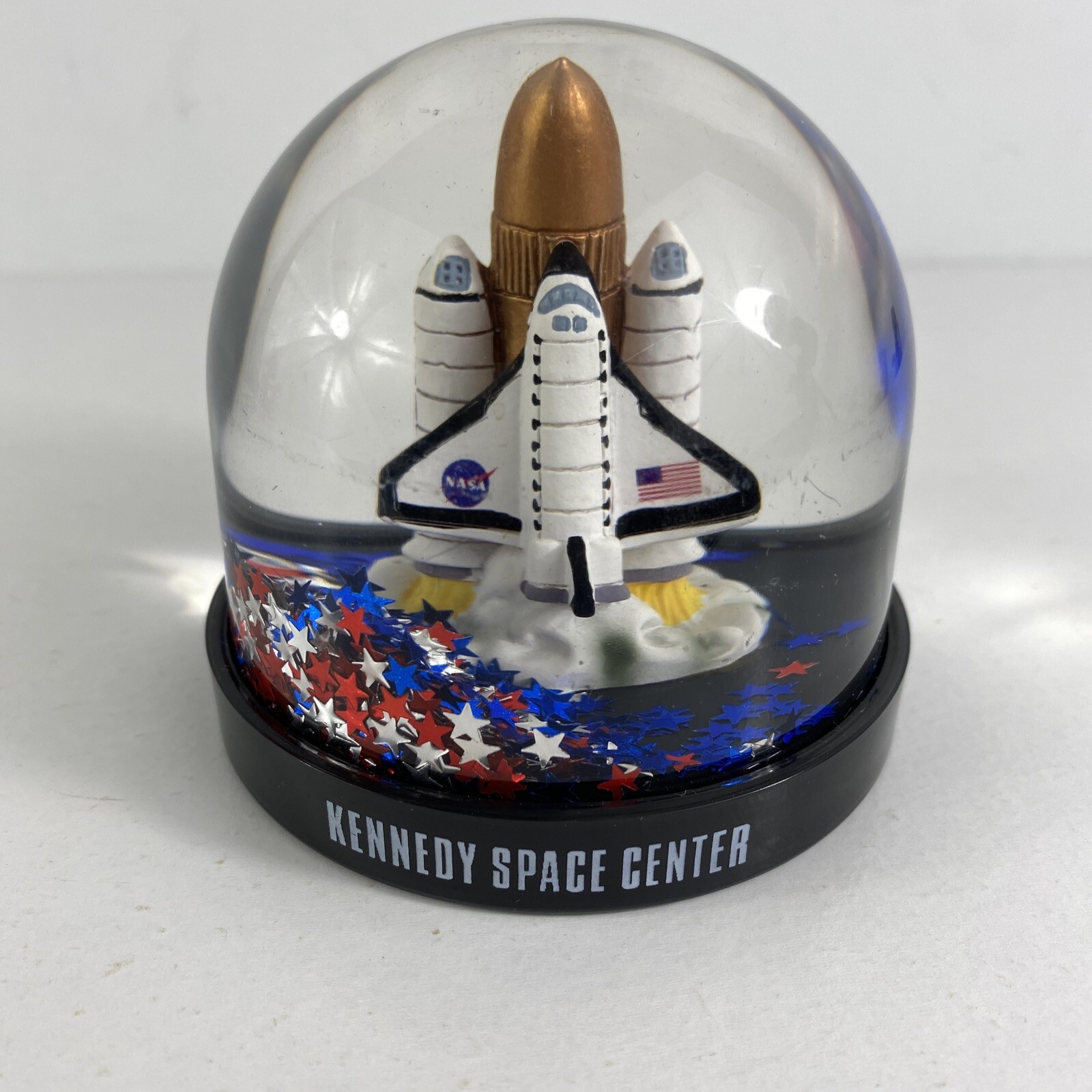 KENNEDY SPACE CENTER SOUVENIR SNOW GLOBE DOME VINTAGE SNOW GLOBE eBay