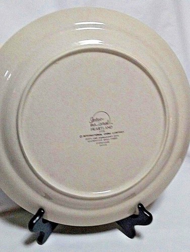 International China 12" Chop Plate/Round Platter The Heartland Pattern-Stoneware - Picture 3 of 11