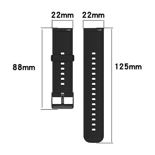 Uhr Silikon Armband Ersatzarmband für Realme Watch 2/S Pro - Bild 2 von 22