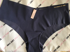 Victoria's Secret Cheeky Panties Women's Sz. XL Nightfall Blue No Show Logo NWT