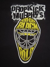 DROPKICK MURPHYS "GO GO BLACK AND GOLD" (XL) Shirt BOSTON BRUINS