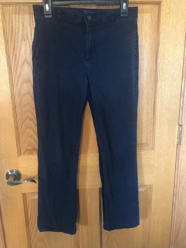 Navy School Uniform Pants by The Children's Place size 14 Husky with adj waist - Picture 4 of 6
