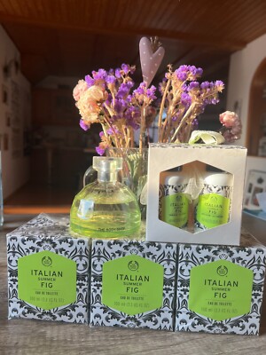 The Body Shop, Italian Summer Fig, XXL Set EDT, Bodylotion & Shower Gel, neu OVP