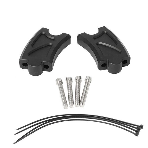 For 2017-2022 Honda Rebel CMX300 CMX500 Handlebar Riser Move Back Adapter Black - Foto 4 di 7