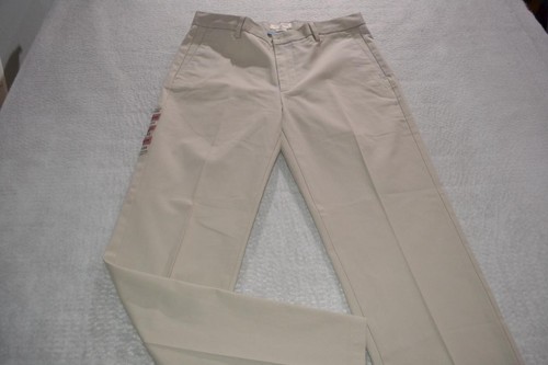 47157-a Dockers Pants Signature Khakis Slim Tan Size 32 X 32 Stretch Mens - Picture 2 of 7