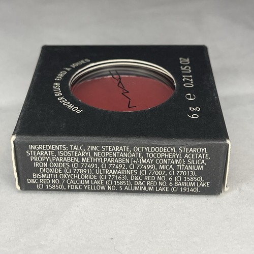 MAC POWDER BLUSH 6g/0.21 Oz. True Red New in Box - Picture 7 of 11