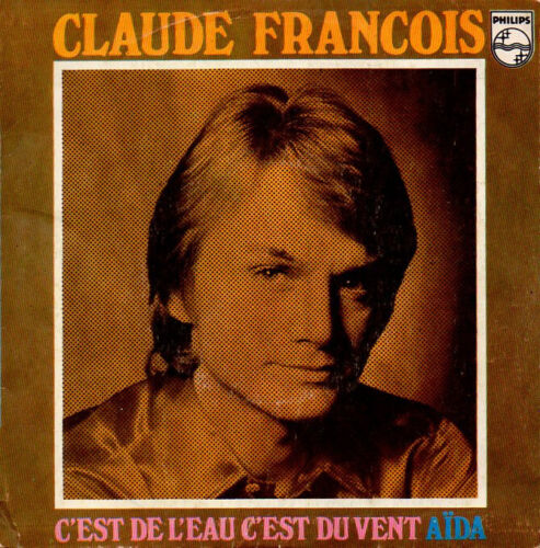 45 tours vinyle original Claude François C'est de l'eau c'est du vent - Afbeelding 1 van 2