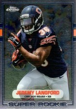 2015 Topps Chrome '89 #89JL Jeremy Langford RC Chicago Bears