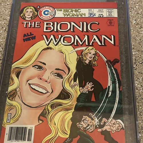 🎇THE BIONIC💫WOMAN💫1977 CHARLTON #1 COMIC CGC UNIVERSAL GRADE 8.0🤑 - Picture 3 of 8