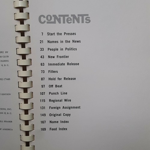 Second Helping by Members Of The Women's National Press Club. 1962 1st Ed. - Picture 4 of 9