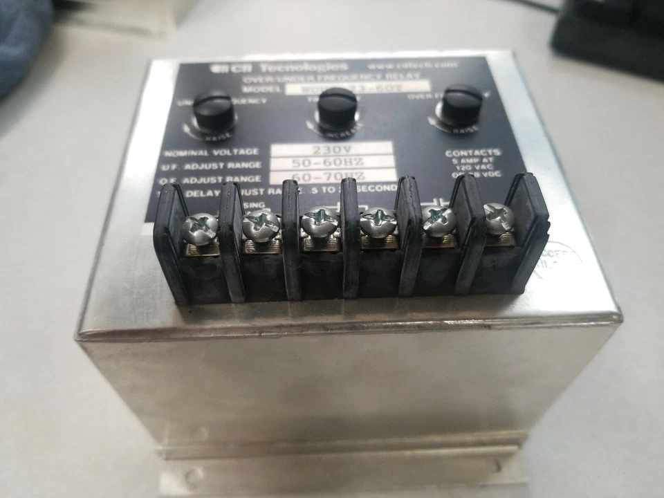 CII Technologies WOUF-23-60T Over Under Frequency Relay - Image 2 of 4