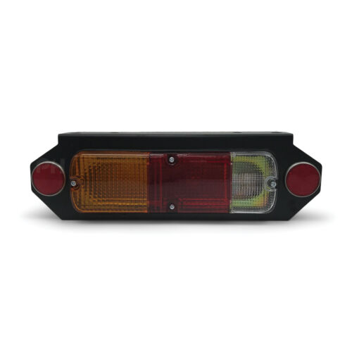 Tail Lights With Brackets PAIR Tray Back Ute Universal Red Amber & Clear QTY 2 - Picture 3 of 10