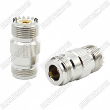 10x N-Type Jack Female to UHF SO-239 Female Jack Adapter SO239 Barrel Connector