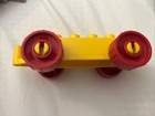 LEGO Duplo 11248 Yellow Car Base 2 x 6 w/ Open Hitch End & Red Wheels — photo 2