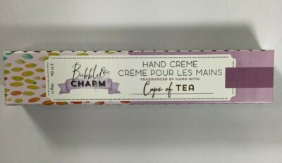 Bubble & Charm Cups Of Tea Hand Creme 2 oz NEW!