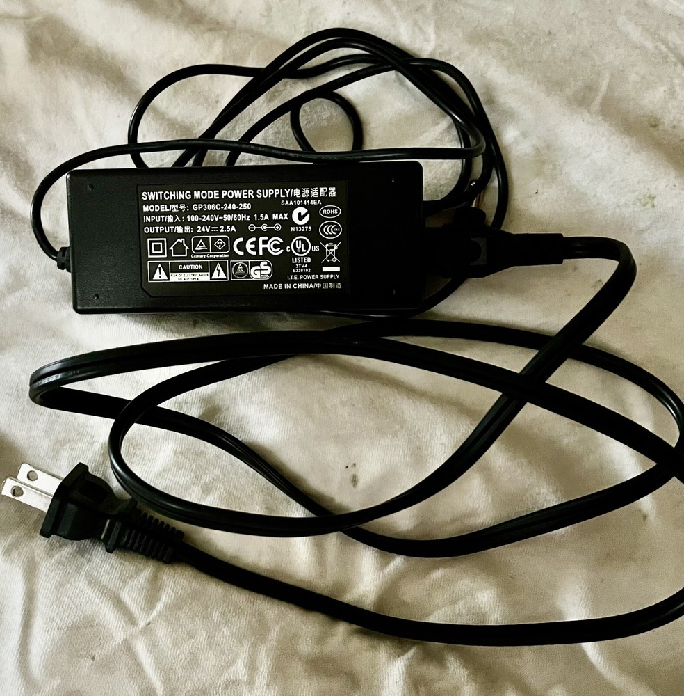 VuPoint Kodak Photo Printer PD480 GP306C Switching POWER SUPPLY 24V 2.5A