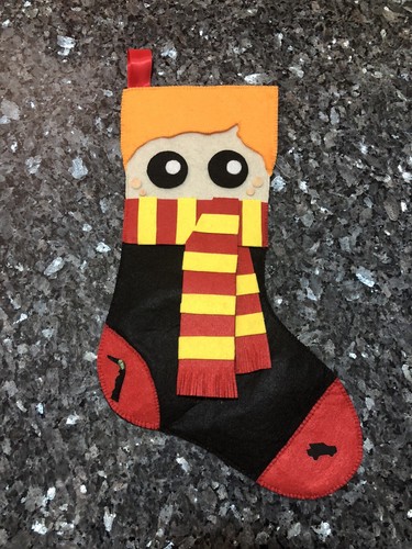 Calza Calze Befana Harry Potter Hermione Granger Ron Weasly Grifondoro - Foto 2 di 11