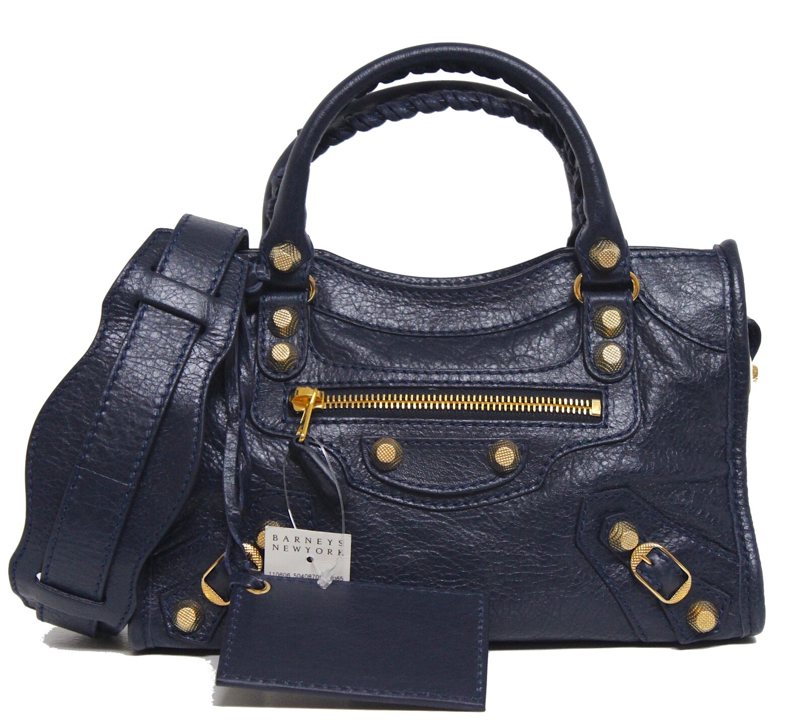 balenciaga mini city blue