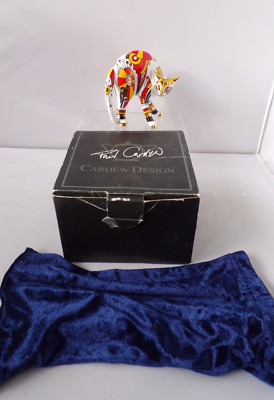 Paul Cardew Art Deco Design Cool Catz Scared Cat Keramik Figur verpackt